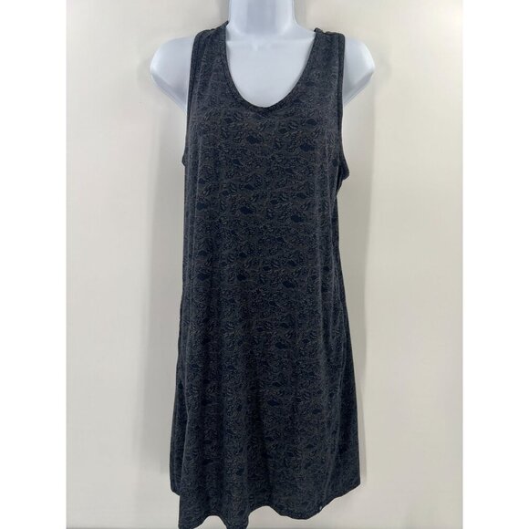 Mountain Hardwear Small Blue Pattern Sleeveless Dress Gorpcore Outdoor Hiking - Picture 1 of 9